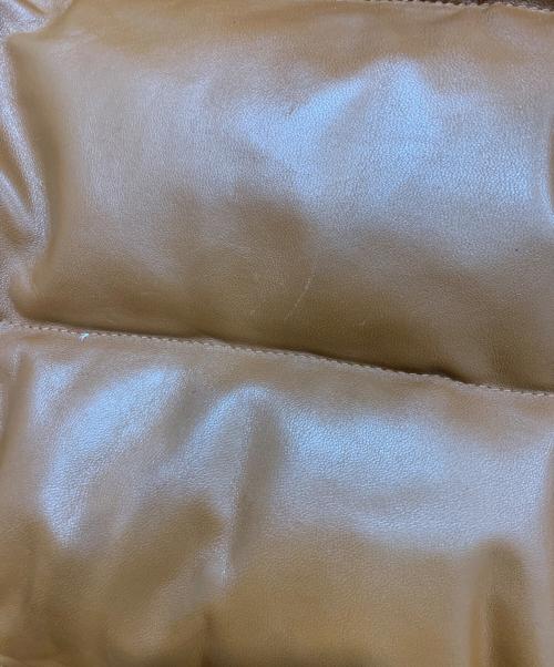 Haruf（ハルフ）Haruf (ハルフ) ラムレザーダウンジャケット ブラウン サイズ:Mの古着・服飾アイテム