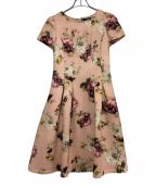 M'S GRACYエムズグレイシー）の古着「半袖ワンピース」｜ピンク