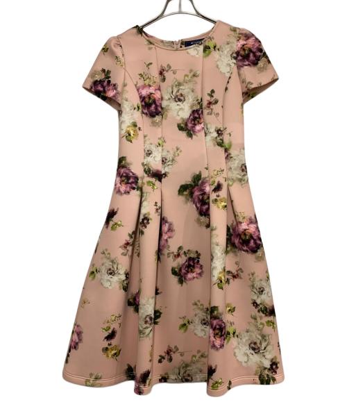 M'S GRACY（エムズグレイシー）M'S GRACY (エムズグレイシー) 半袖ワンピース ピンク サイズ:Sの古着・服飾アイテム