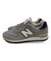 NEW BALANCE (ニューバランス) ローカットスニーカー グレー サイズ:UK8：18000円