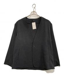 JOURNAL STANDARD（ジャーナルスタンダード）の古着「ノーカラージャケット」｜ブラック