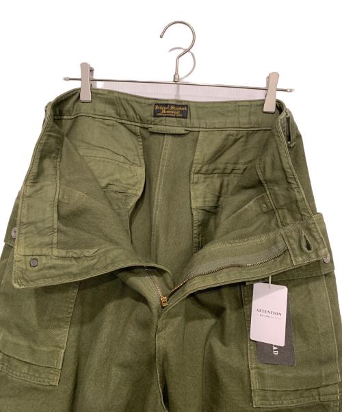 J.S HOMESTEAD（ジャーナルスタンダード ホームステッド）J.S HOMESTEAD (ジャーナルスタンダード ホームステッド) ワイドカーゴパンツ カーキ サイズ:Mの古着・服飾アイテム