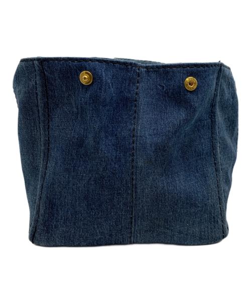PRADA（プラダ）PRADA (プラダ) デニムトートバッグ ブルーの古着・服飾アイテム