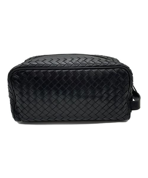BOTTEGA VENETA（ボッテガベネタ）BOTTEGA VENETA (ボッテガベネタ) セカンドバッグ ブラックの古着・服飾アイテム