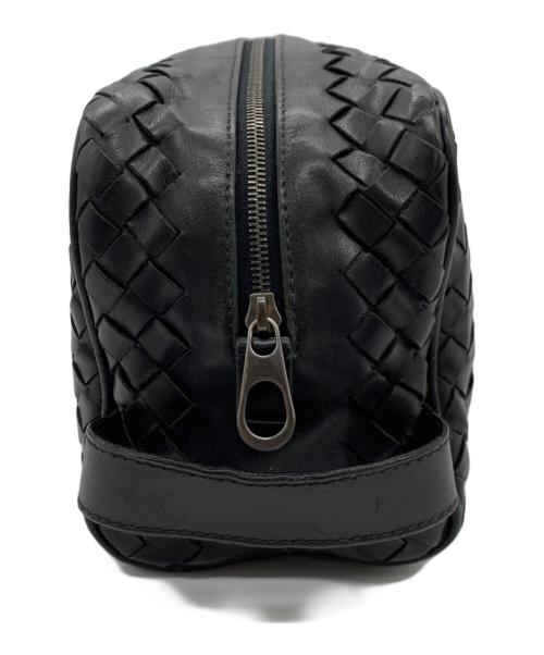 BOTTEGA VENETA（ボッテガベネタ）BOTTEGA VENETA (ボッテガベネタ) セカンドバッグ ブラックの古着・服飾アイテム