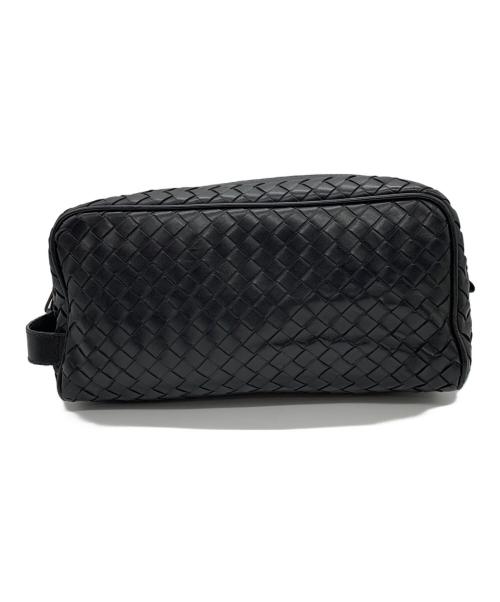 BOTTEGA VENETA（ボッテガベネタ）BOTTEGA VENETA (ボッテガベネタ) セカンドバッグ ブラックの古着・服飾アイテム