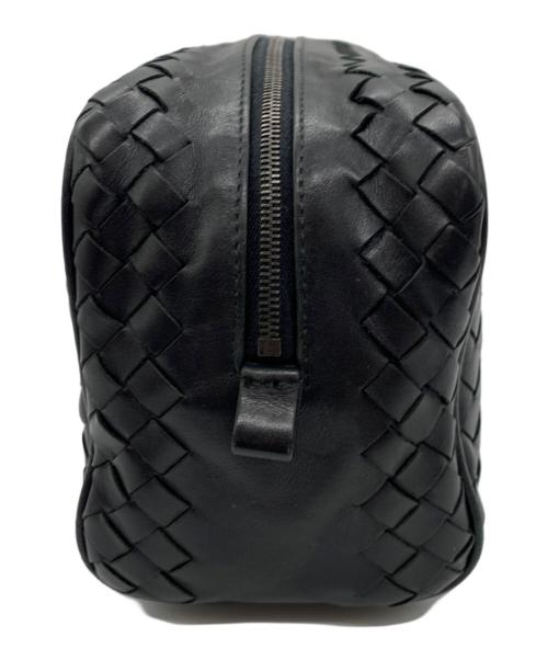 BOTTEGA VENETA（ボッテガベネタ）BOTTEGA VENETA (ボッテガベネタ) セカンドバッグ ブラックの古着・服飾アイテム
