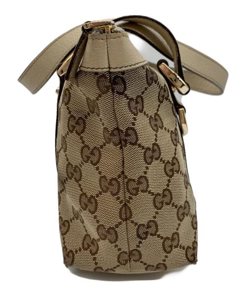 GUCCI（グッチ）GUCCI (グッチ) ハンドバッグ ベージュの古着・服飾アイテム