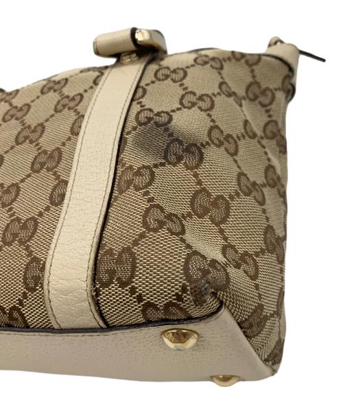 GUCCI（グッチ）GUCCI (グッチ) ハンドバッグ ベージュの古着・服飾アイテム