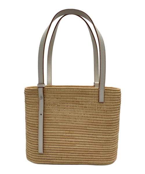 LOEWE（ロエベ）LOEWE (ロエベ) スクエアエバスケットバッグ ナチュラルの古着・服飾アイテム