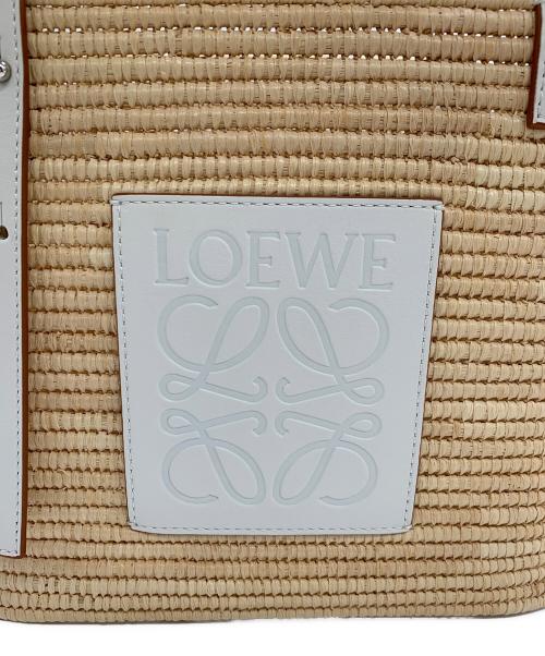 LOEWE（ロエベ）LOEWE (ロエベ) スクエアエバスケットバッグ ナチュラルの古着・服飾アイテム