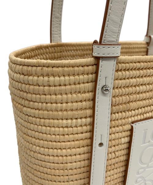 LOEWE（ロエベ）LOEWE (ロエベ) スクエアエバスケットバッグ ナチュラルの古着・服飾アイテム