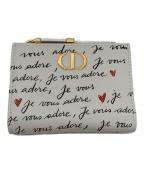 Christian Diorクリスチャン ディオール）の古着「2つ折り財布」｜ホワイト