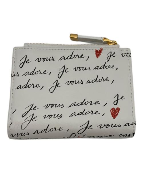 Christian Dior（クリスチャン ディオール）Christian Dior (クリスチャン ディオール) 2つ折り財布 ホワイトの古着・服飾アイテム