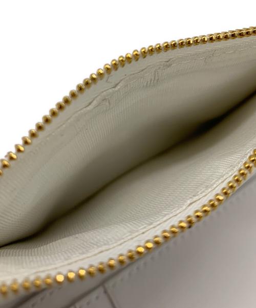 Christian Dior（クリスチャン ディオール）Christian Dior (クリスチャン ディオール) 2つ折り財布 ホワイトの古着・服飾アイテム