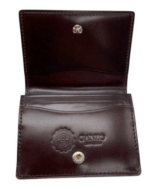 GANZO（ガンゾ）GANZO (ガンゾ) カードケース バーガンディーの古着・服飾アイテム