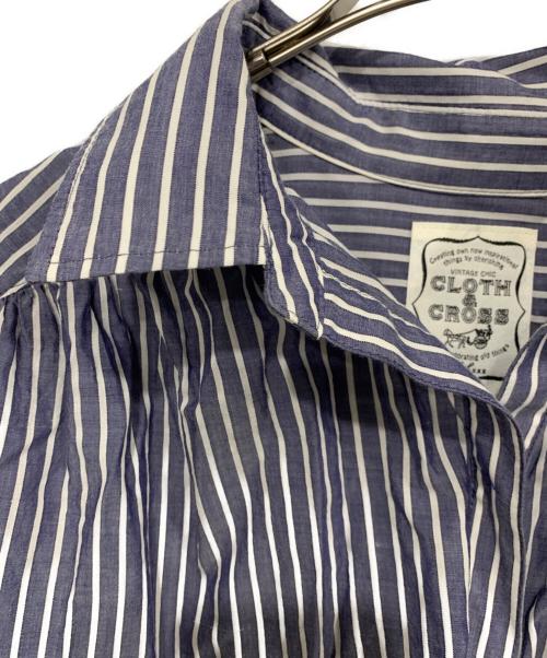 CLOTH&CROSS（クロスアンドクロス）CLOTH&CROSS (クロスアンドクロス) 長袖ワンピース ネイビー サイズ:2の古着・服飾アイテム