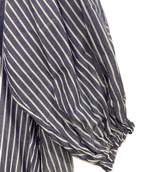 CLOTH&CROSS（クロスアンドクロス）CLOTH&CROSS (クロスアンドクロス) 長袖ワンピース ネイビー サイズ:2の古着・服飾アイテム