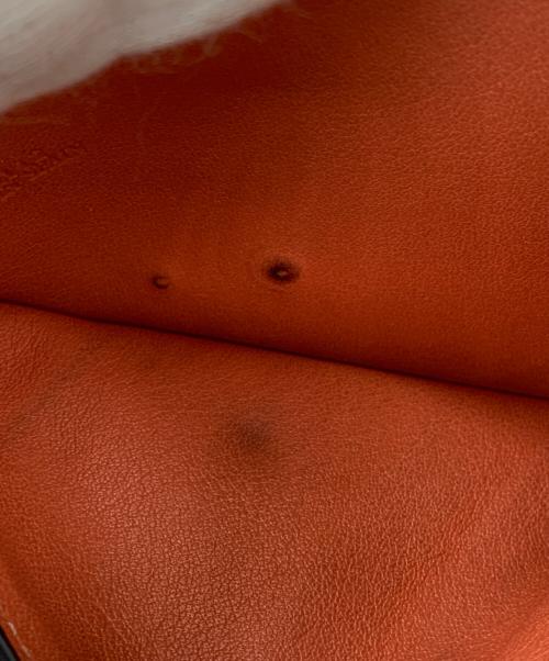 LOEWE（ロエベ）LOEWE (ロエベ) コンパクトジップウォレット ベージュ×ブラウンの古着・服飾アイテム