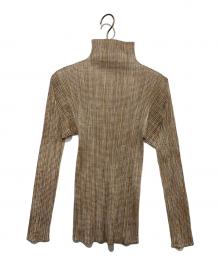 PLEATS PLEASE（プリーツプリーズ）の古着「長袖カットソー」｜ベージュ