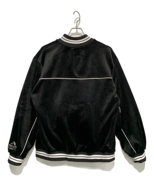 X-LARGE（エクストララージ）X-LARGE (エクストララージ) DEXFILM (デックスフィルムズ) VELOUR TRACK JACKET ブラック サイズ:XLの古着・服飾アイテム