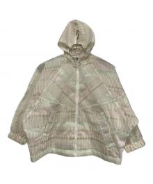 NIKE（ナイキ）の古着「デザインジップフーディ」｜ホワイト×グリーン