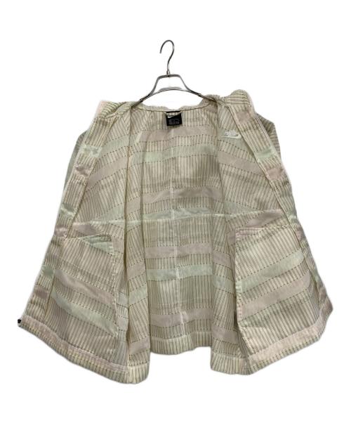 NIKE（ナイキ）NIKE (ナイキ) デザインジップフーディ ホワイト×グリーン サイズ:Mの古着・服飾アイテム