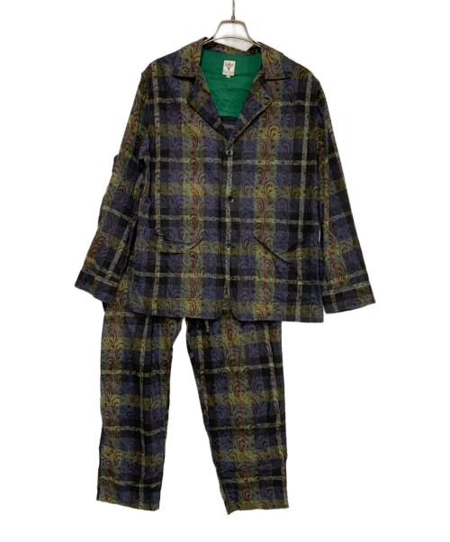 South2 West8（サウスツー ウエストエイト）south2 west8 (サウスツー ウエストエイト) セットアップ グリーン×ネイビー サイズ:Sの古着・服飾アイテム