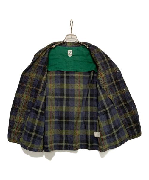 South2 West8（サウスツー ウエストエイト）south2 west8 (サウスツー ウエストエイト) セットアップ グリーン×ネイビー サイズ:Sの古着・服飾アイテム