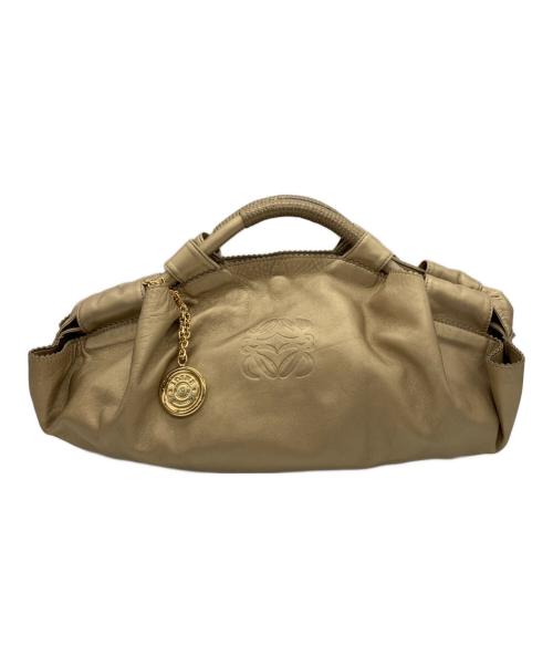 LOEWE（ロエベ）LOEWE (ロエベ) ナッパアイレハンドバッグ ゴールドの古着・服飾アイテム