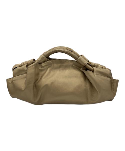 LOEWE（ロエベ）LOEWE (ロエベ) ナッパアイレハンドバッグ ゴールドの古着・服飾アイテム