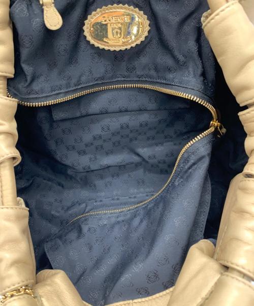 LOEWE（ロエベ）LOEWE (ロエベ) ナッパアイレハンドバッグ ゴールドの古着・服飾アイテム