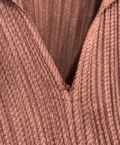 PLEATS PLEASE（プリーツプリーズ）PLEATS PLEASE (プリーツプリーズ) ポロシャツ パープル サイズ:SIZE3の古着・服飾アイテム