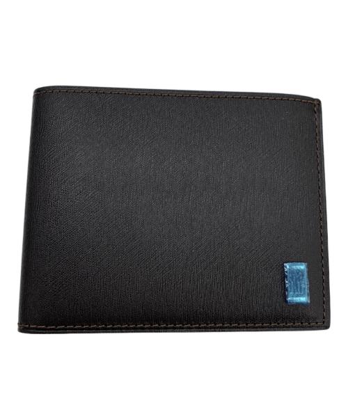 dunhill（ダンヒル）dunhill (ダンヒル) 2つ折り財布 ダークブラウンの古着・服飾アイテム