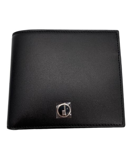 dunhill（ダンヒル）dunhill (ダンヒル) 2つ折り財布 ブラックの古着・服飾アイテム