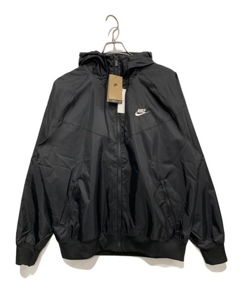 NIKE（ナイキ）NIKE (ナイキ) ウーブン フーディ ジャケット ブラック サイズ:L 未使用品の古着・服飾アイテム