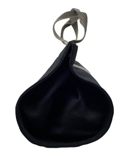 HERMES（エルメス）HERMES (エルメス) キャンバストートバッグ ブラックの古着・服飾アイテム