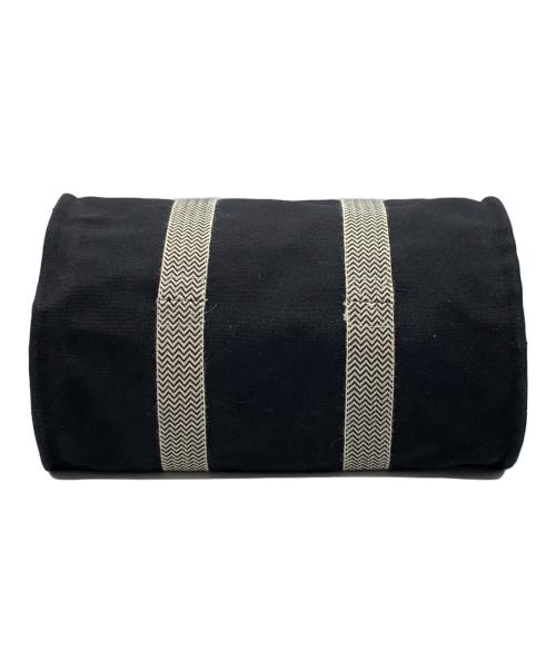HERMES（エルメス）HERMES (エルメス) キャンバストートバッグ ブラックの古着・服飾アイテム