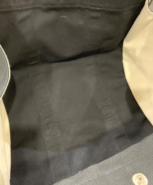 HERMES（エルメス）HERMES (エルメス) キャンバストートバッグ ブラックの古着・服飾アイテム