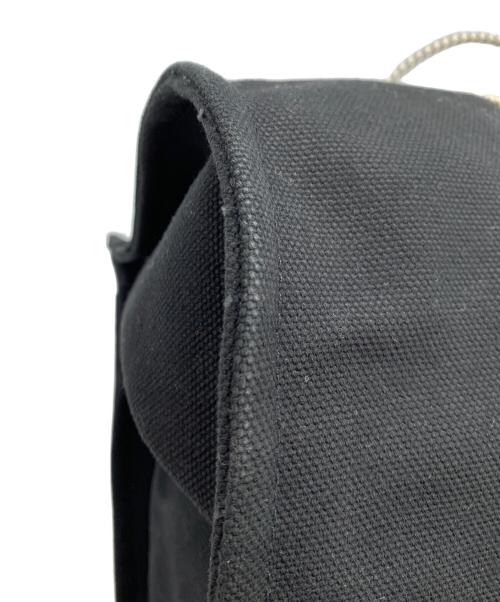 HERMES（エルメス）HERMES (エルメス) キャンバストートバッグ ブラックの古着・服飾アイテム