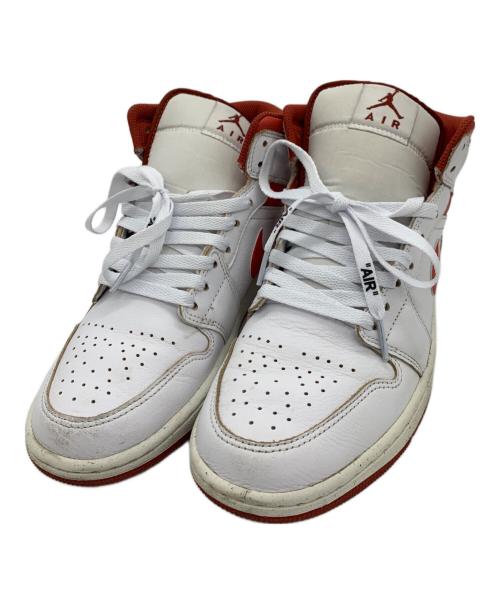NIKE（ナイキ）NIKE (ナイキ) AIR JORDAN 1 MID SE ホワイト×レッド サイズ:26cmの古着・服飾アイテム