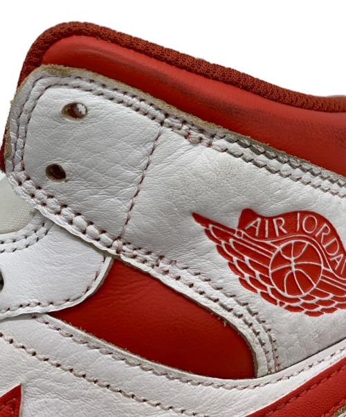 NIKE（ナイキ）NIKE (ナイキ) AIR JORDAN 1 MID SE ホワイト×レッド サイズ:26cmの古着・服飾アイテム