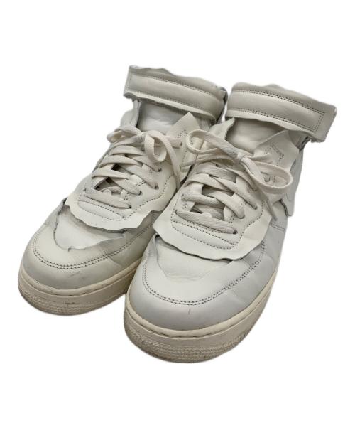 NIKE（ナイキ）NIKE (ナイキ) COMME des GARCONS (コムデギャルソン) ハイカットスニーカー ホワイト サイズ:28㎝の古着・服飾アイテム