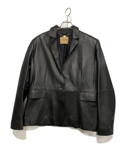 LOEWE（ロエベ）LOEWE (ロエベ) ラムレザージャケット ブラック サイズ:SIZE 48の古着・服飾アイテム