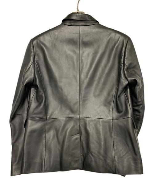 LOEWE（ロエベ）LOEWE (ロエベ) ラムレザージャケット ブラック サイズ:SIZE 48の古着・服飾アイテム