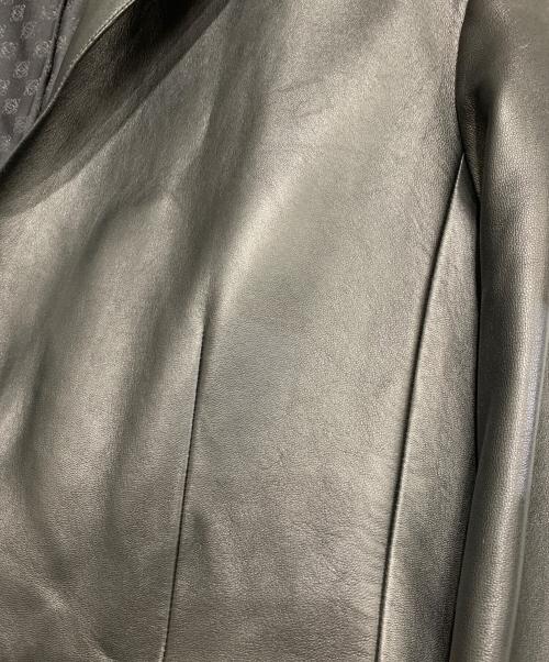 LOEWE（ロエベ）LOEWE (ロエベ) ラムレザージャケット ブラック サイズ:SIZE 48の古着・服飾アイテム