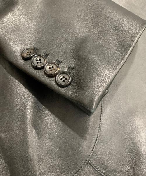 LOEWE（ロエベ）LOEWE (ロエベ) ラムレザージャケット ブラック サイズ:SIZE 48の古着・服飾アイテム