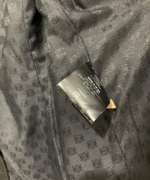 LOEWE（ロエベ）LOEWE (ロエベ) ラムレザージャケット ブラック サイズ:SIZE 48の古着・服飾アイテム