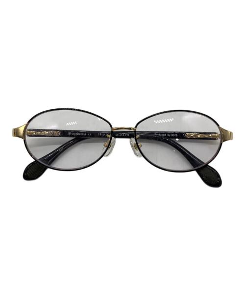 eyebrella（アイブレラ）eyebrella (アイブレラ) クリアサングラス ブラック×ゴールド サイズ:54□14の古着・服飾アイテム