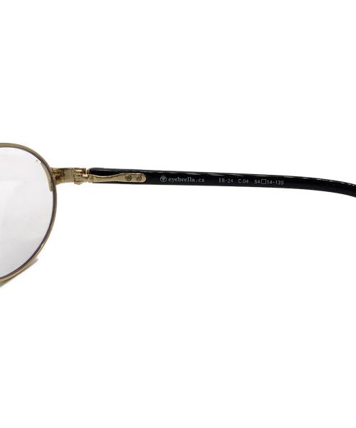 eyebrella（アイブレラ）eyebrella (アイブレラ) クリアサングラス ブラック×ゴールド サイズ:54□14の古着・服飾アイテム